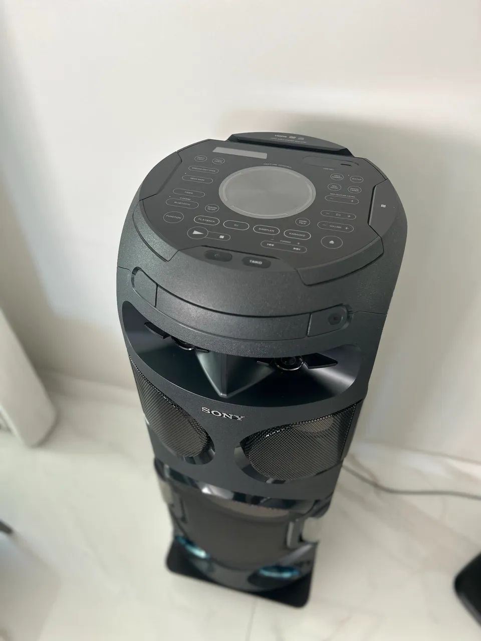 Caixa de som Sony MHC V72 torre com CD e DVD - Foto 4
