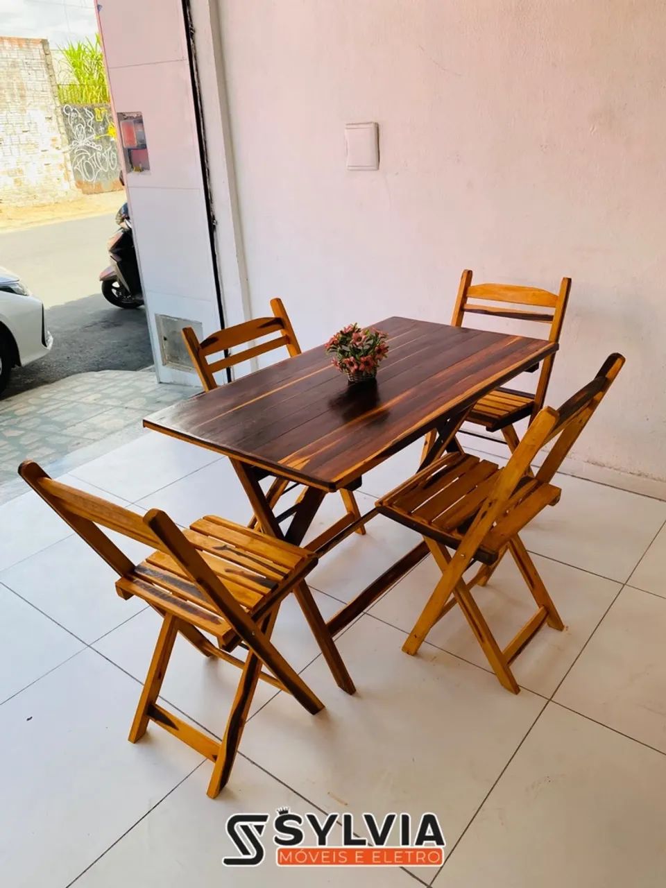 CONJUNTO 70x1,20 RETANGULAR DOBRÁVEL  - Foto 2