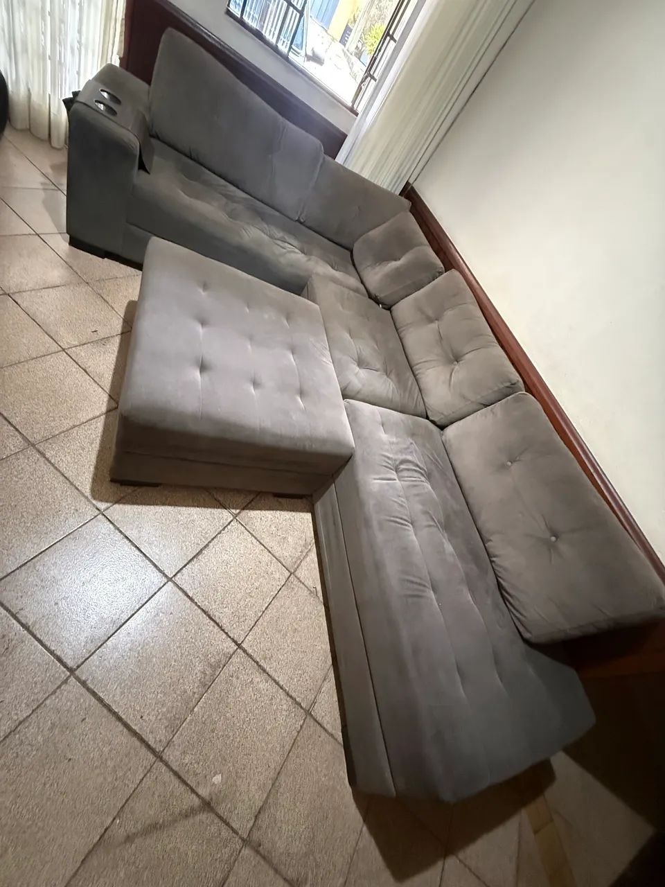 Sofá de Canto em L - 5 Lugares - Foto 3