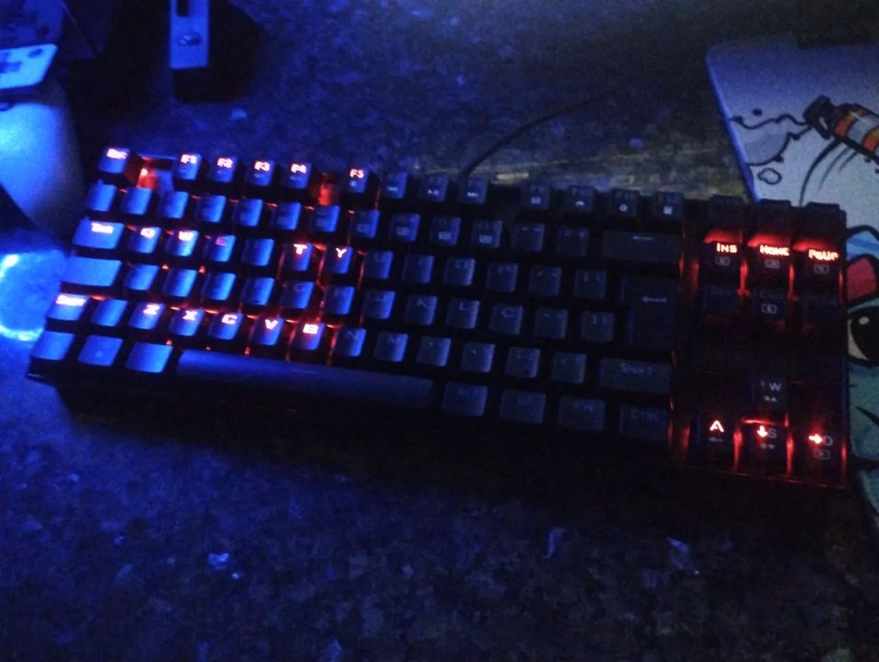 Teclado redragon kumaram red