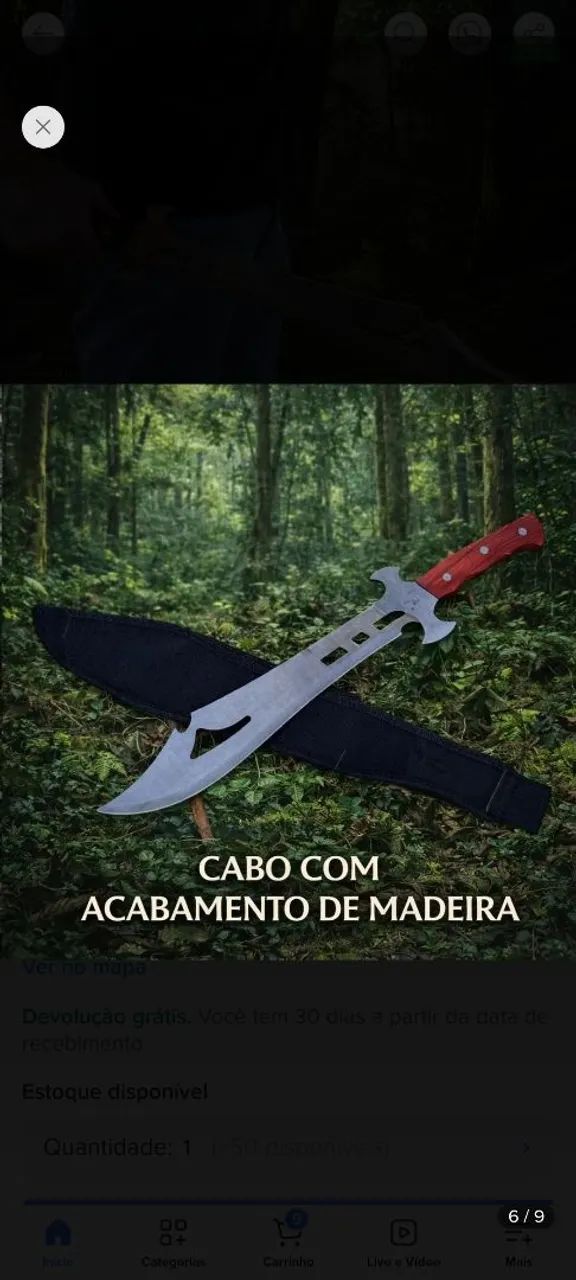 FACÃO MEDIEVAL PARA CAÇA! - Foto 3