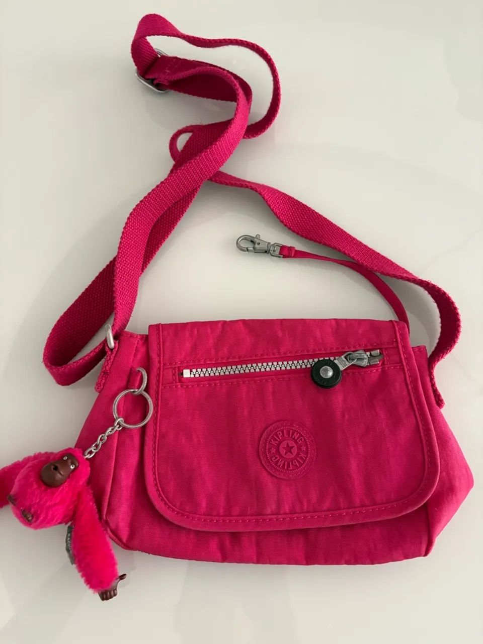 Bolsa Kipling original rosa 