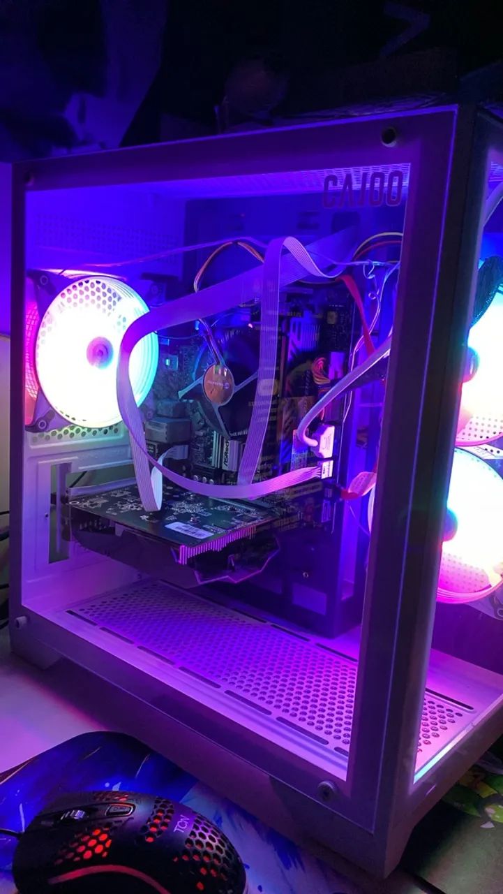 VENDO PC  COM GABINETE RGB - Foto 2