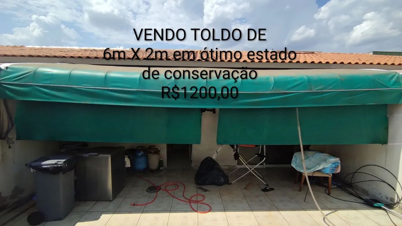 TOLDO GRANDE EM ÓTIMO ESTADO - Foto 2