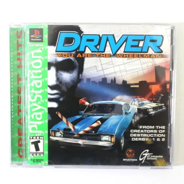 Driver para PlayStation completo e em perfeito estado de conservação