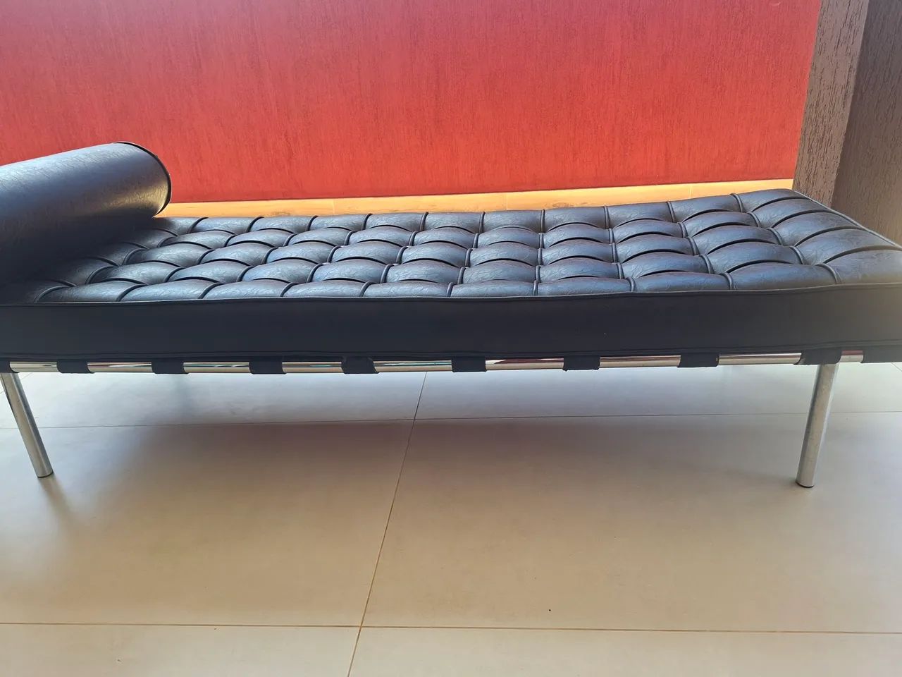 Sofá recamier Barcelona - Preto - Foto 2