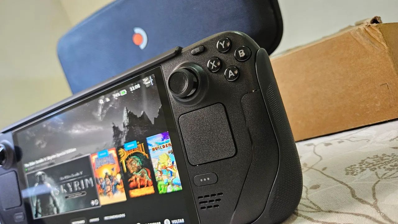 Steam Deck OLED 512gb + 1tb MicroSD Lexar + Gripcase + Dock - Foto 5