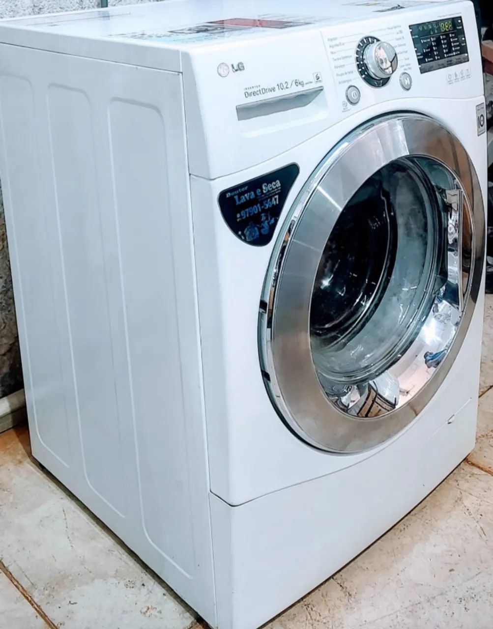 LAVA e SECA, LG 6Motion 127 Volts Inverter Garantia Instalação e Entrega Grátis* - Foto 5