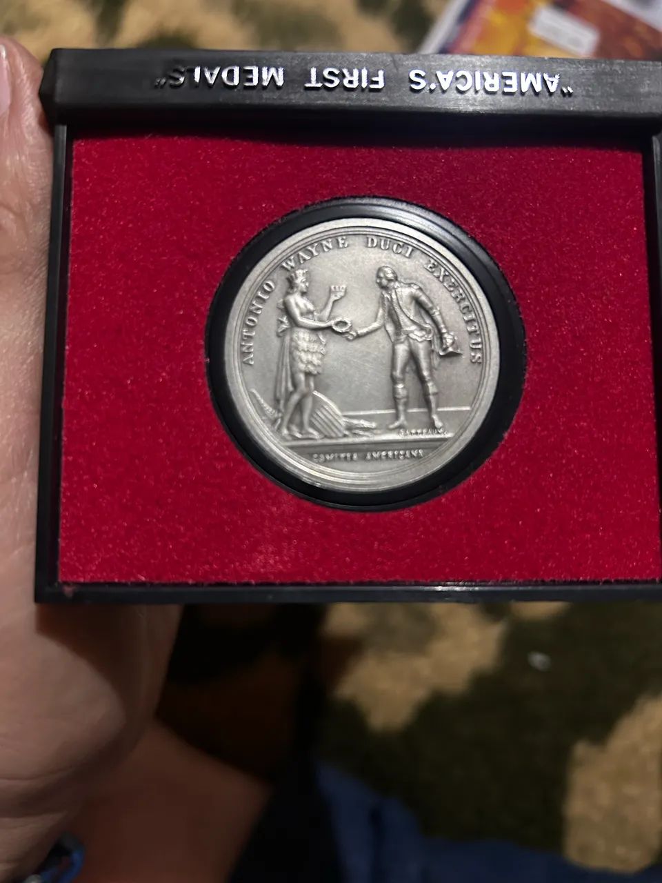 Medalha "America's First Medals" - General Anthony Wayne, U.S. Mint (1976) - Foto 3
