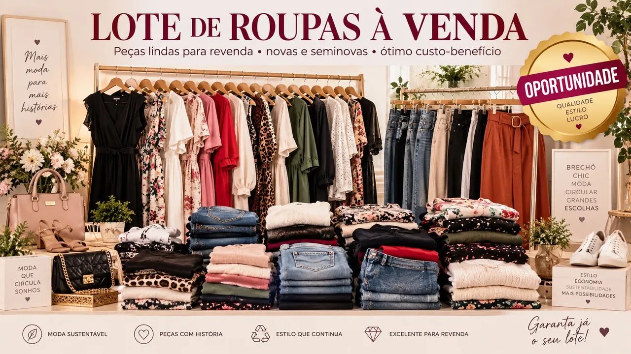 Lote roupas