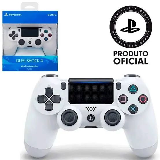 Controle ps4 branco original - Foto 4