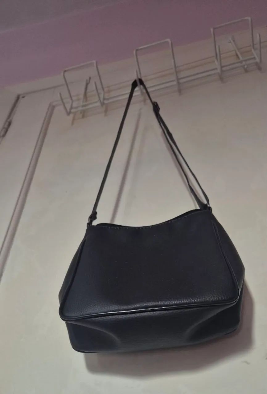 Bolsa transversal preta - Foto 5