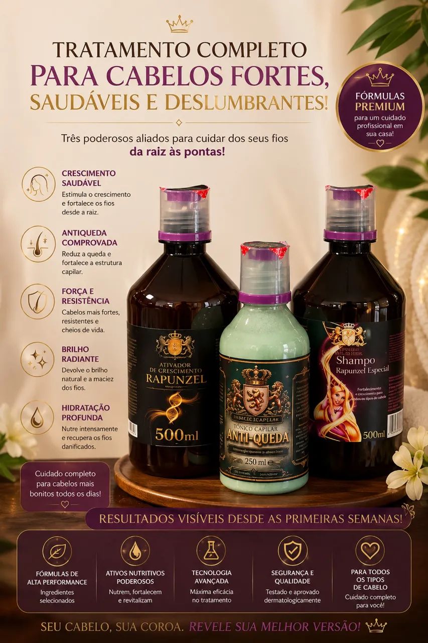 Produtos de cabelo 