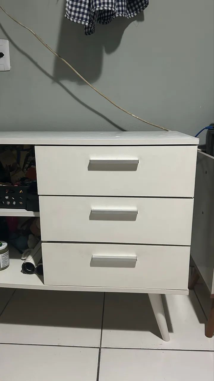 Mesa em L para escritório  - Foto 3