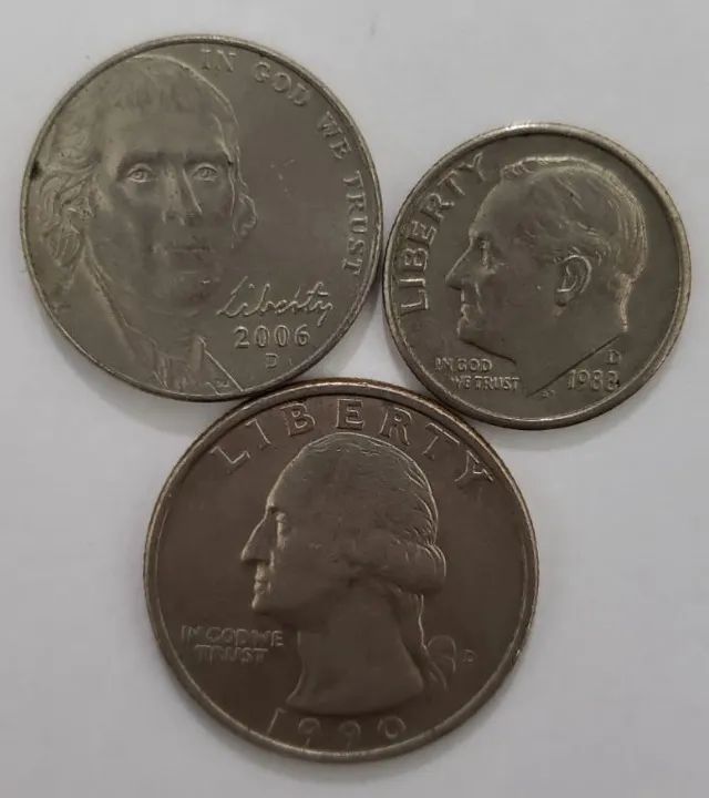 Moedas Americanas Antigas