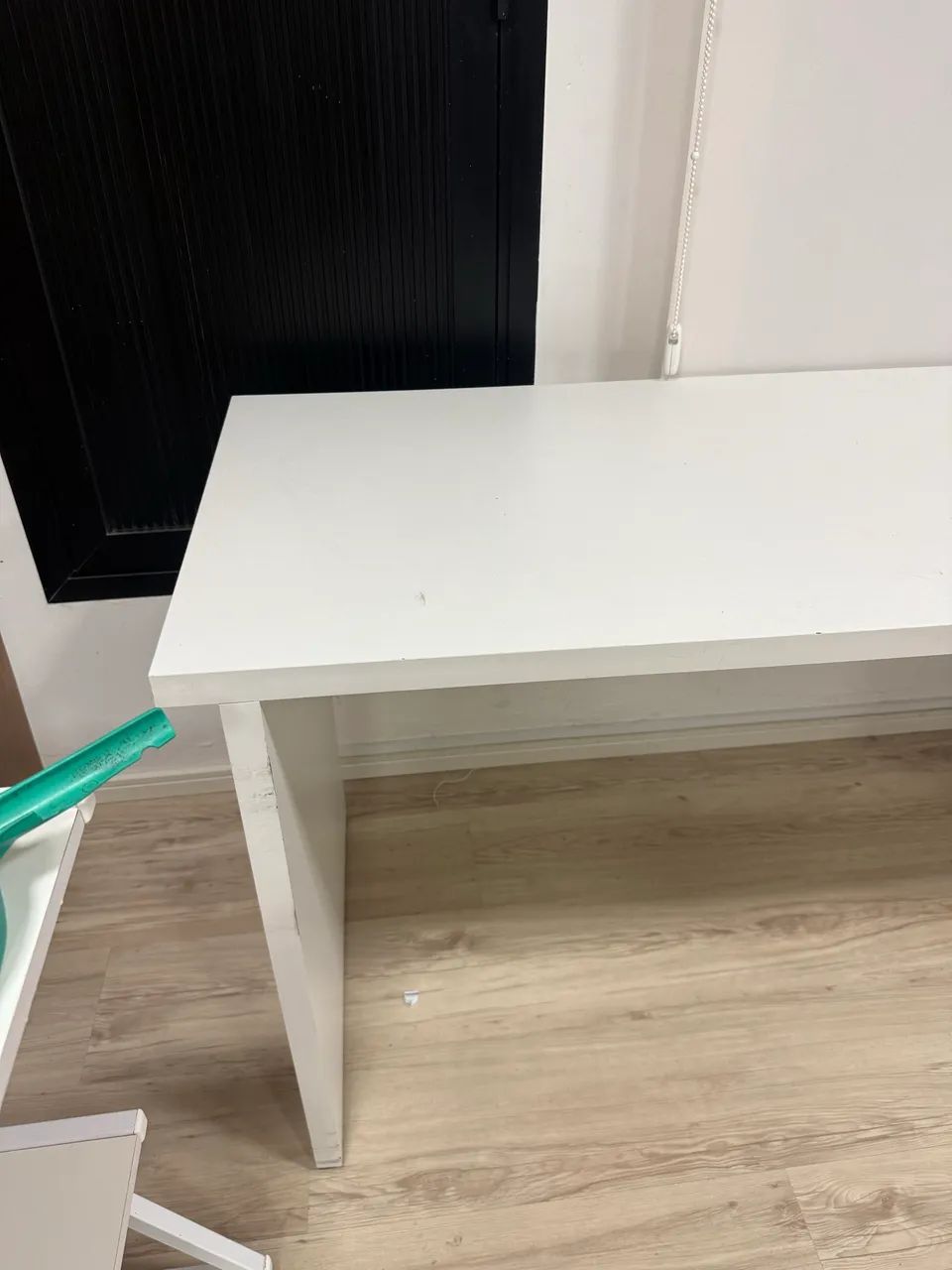 Mesa de escritório branca mdf 1,60cm - Foto 5