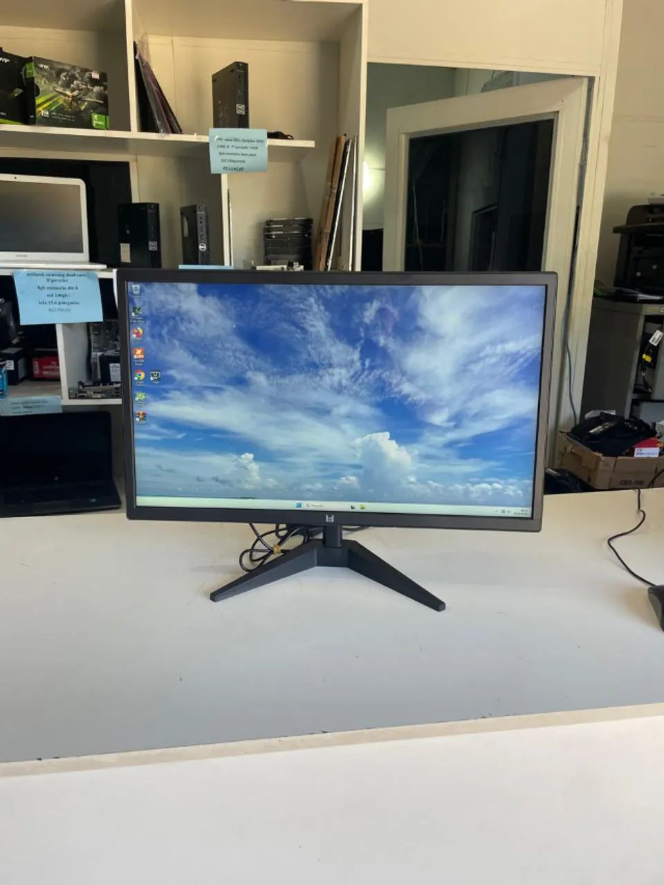 Monitor 23 polegadas mtec hdmi led full hd/ HDMI/VGA com garantia e nf