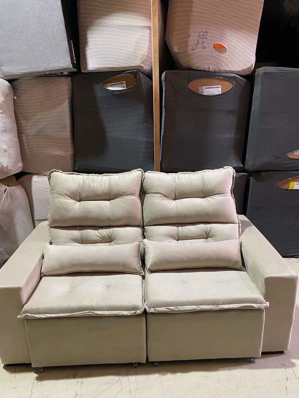 Sofá retratil reclinável 1,80 mts Califórnia  - Foto 2