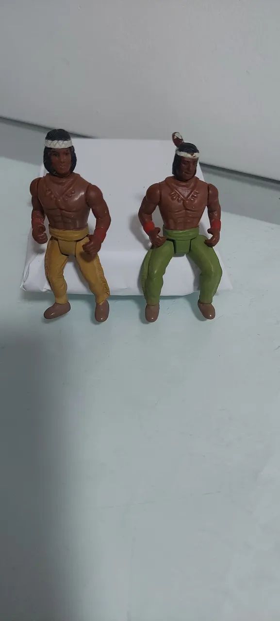 Raridade Bonecos Articulados de índios  da Gulliver  Forte apache 