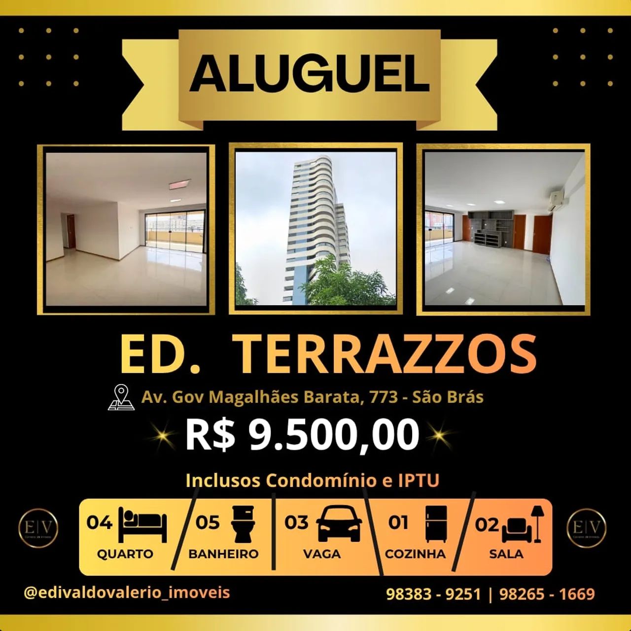 ALUGO APTO NO ED TERRAZOS