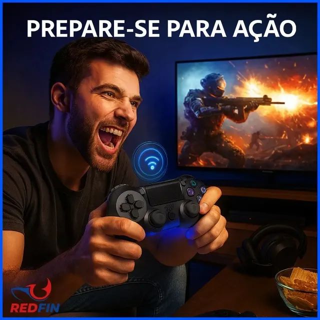 Controle sem fio para PS4, televisores e smartphones Android ultimas peças - Foto 3