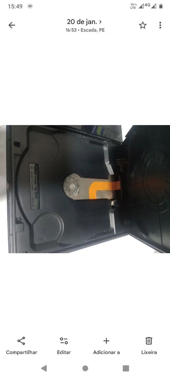 PS2 slim só tem a placa com defeito não sei qual defeito  - Foto 5