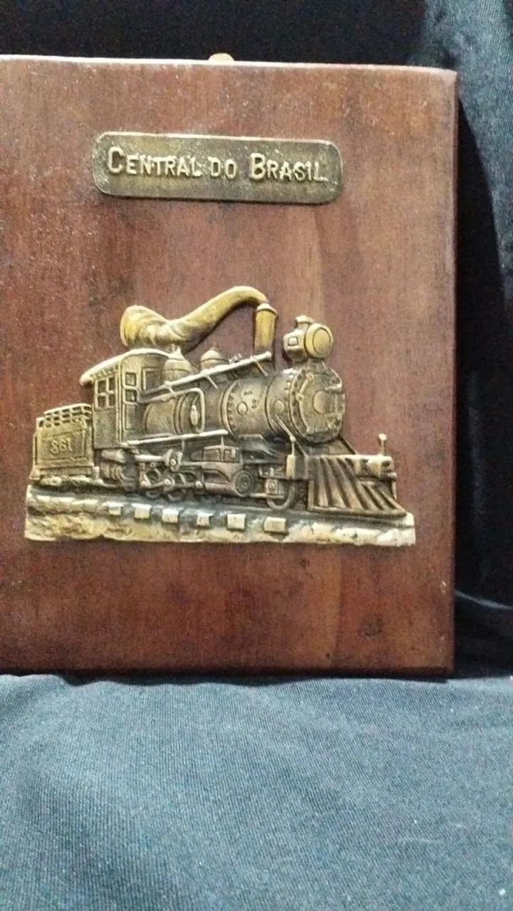 Quadro de parede locomotiva em metal