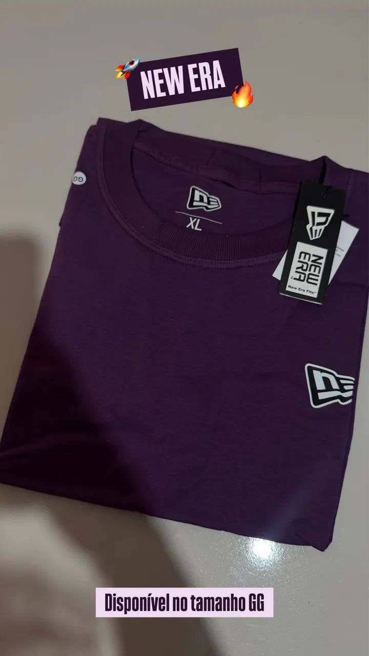 CAMISA NEW ERA ROXA (GG)