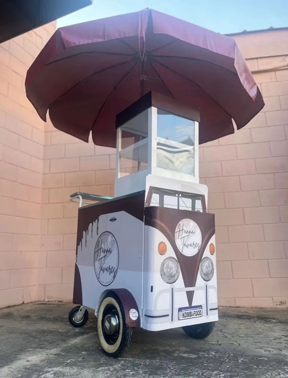 Stovis Carrinho grande para doces e sobremesas refrigerado