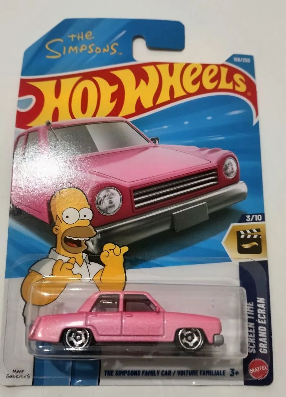 Hotweels Simpsons 2025