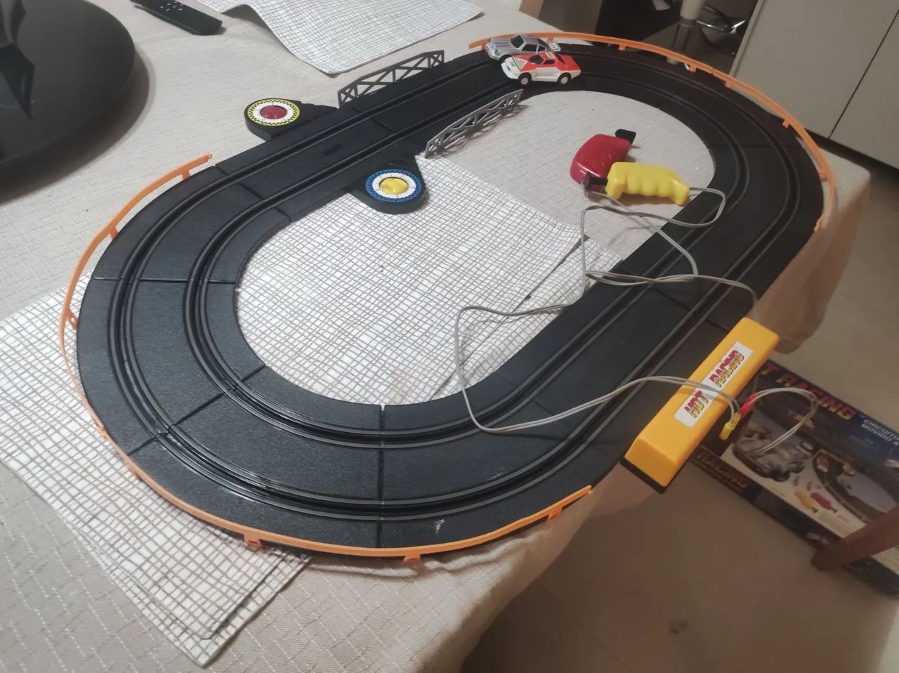 Mini autorama a pilha