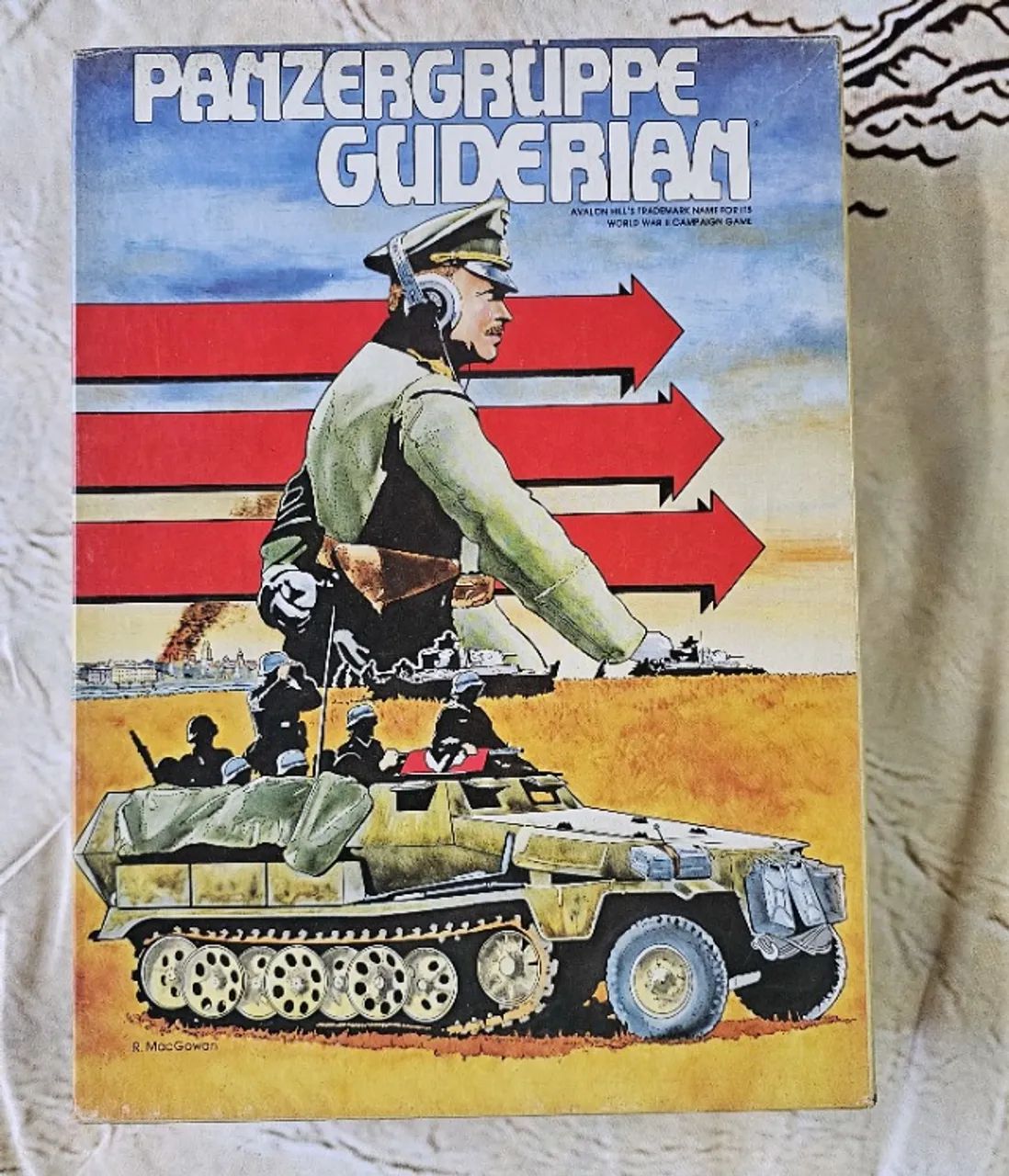 Panzergruppe Guderian Jogo de Tabuleiro Importado Inglês Wargame Raro