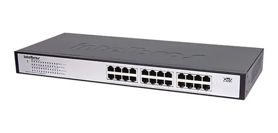 Switch 24 Portas Fast Ethernet Intelbras Sf 2400 Qr 10/100 - Foto 2