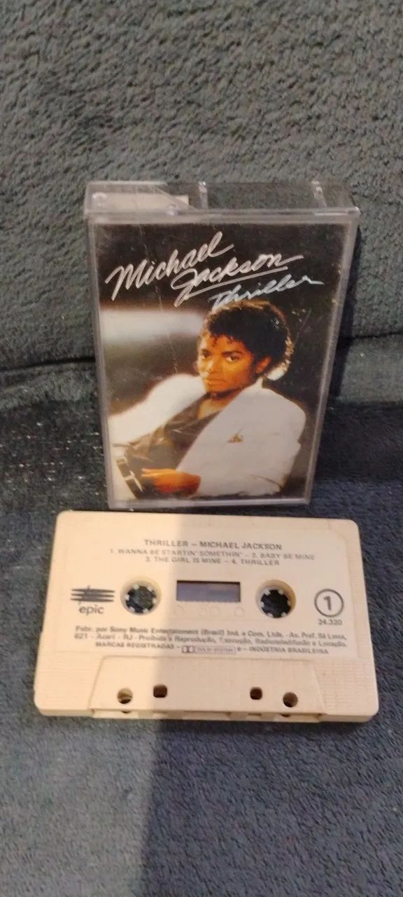 Fita cassete do Michael Jackson Thriller - Foto 2