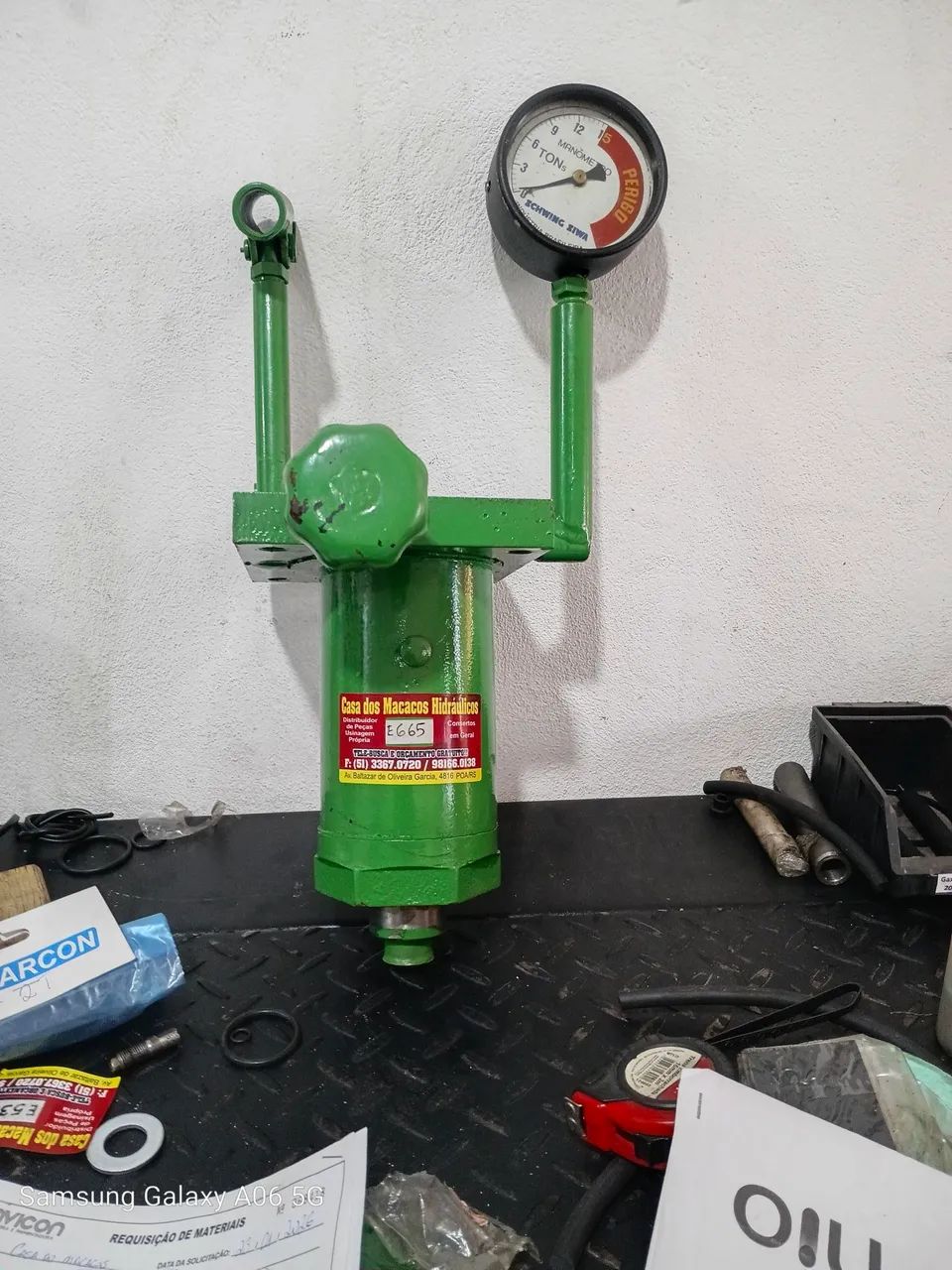 Hidraulico de prensa siwa 15 tons - Foto 2