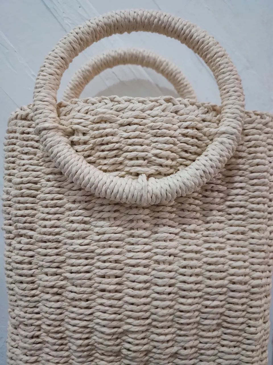 Bolsa de palha de mão.  - Foto 2