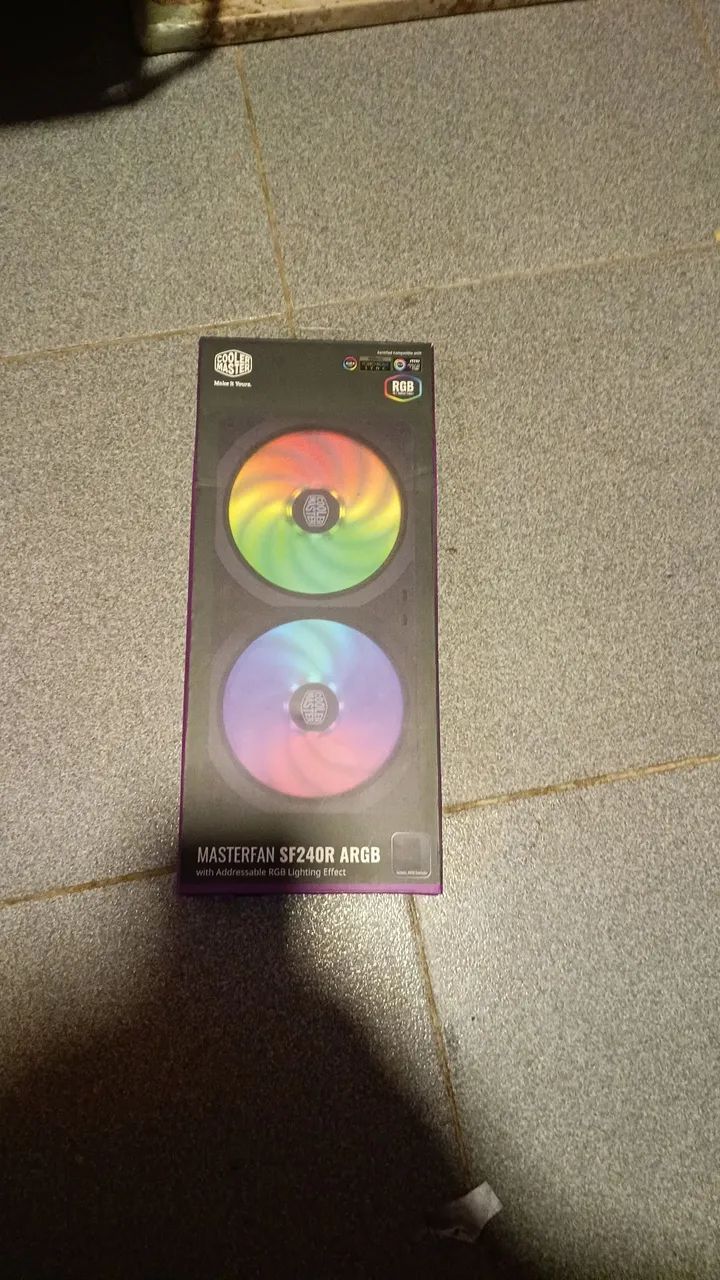 Vendo ventoinha masterfan SF 240r argb