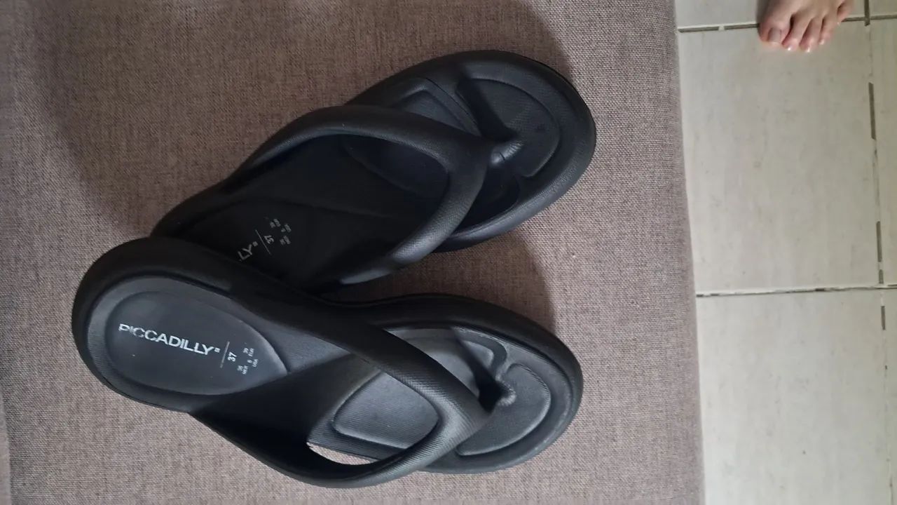Chinelo picadilly preto 37/38