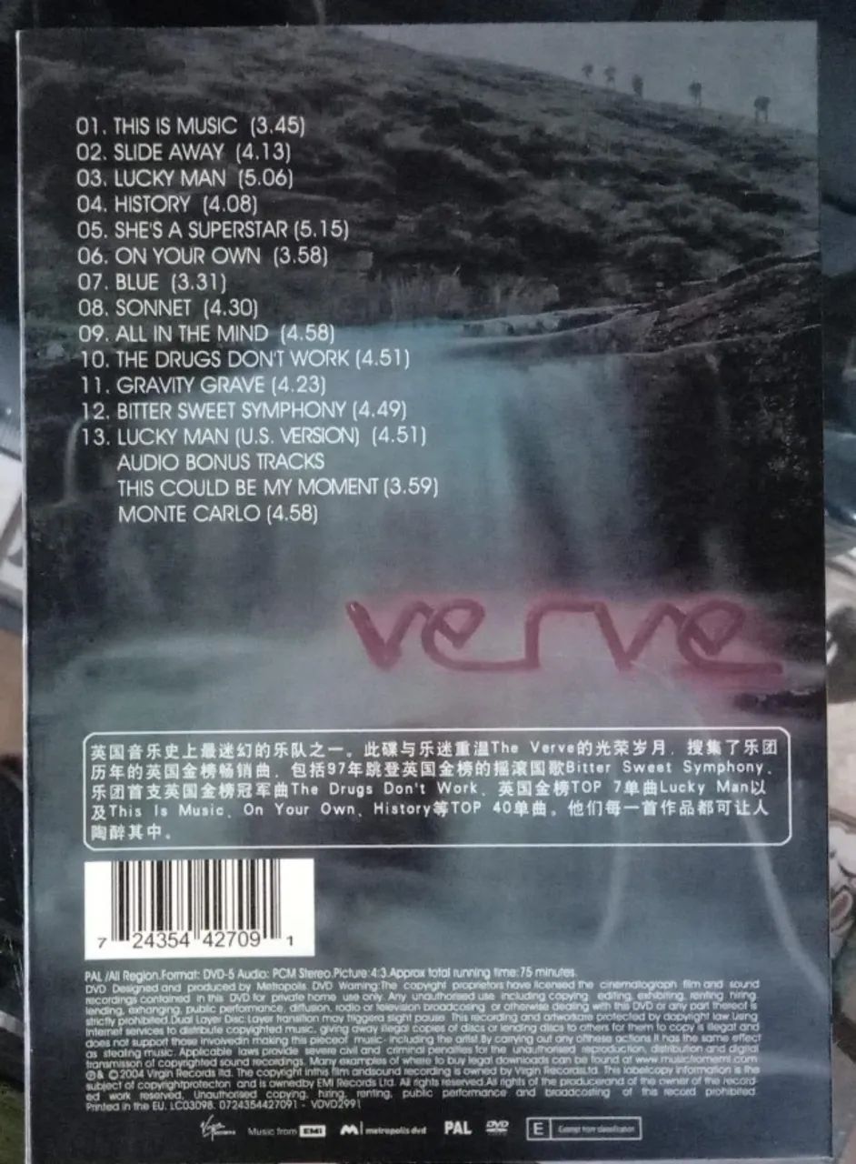 DVD Importado The Verve - Singles c/ Luva - Foto 3