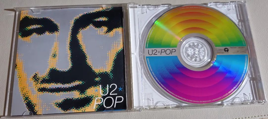 CD - U2 - POP (SEM RISCOS, COM ENCARTE, EXCLENTES CONDIÇÕES) - Foto 4