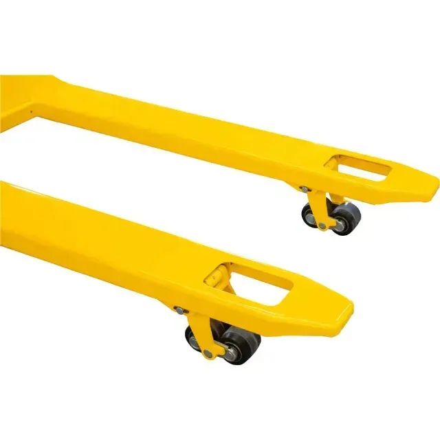 Paleteira hidráulica, 2 toneladas (2 tf), 1.150 mm x 685 mm, roda dupla de nylon, PDN 206, - Foto 3