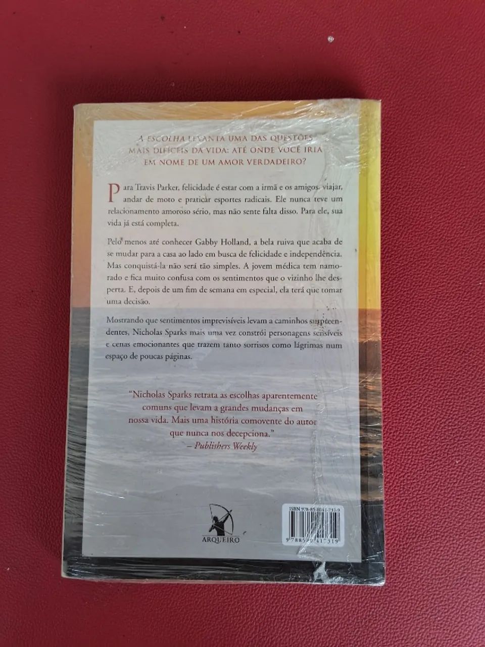 Livro A Escolha - Nicholas Sparks (Conservado) - Foto 2