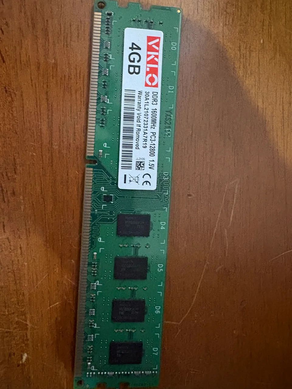 Memória RAM 4gb