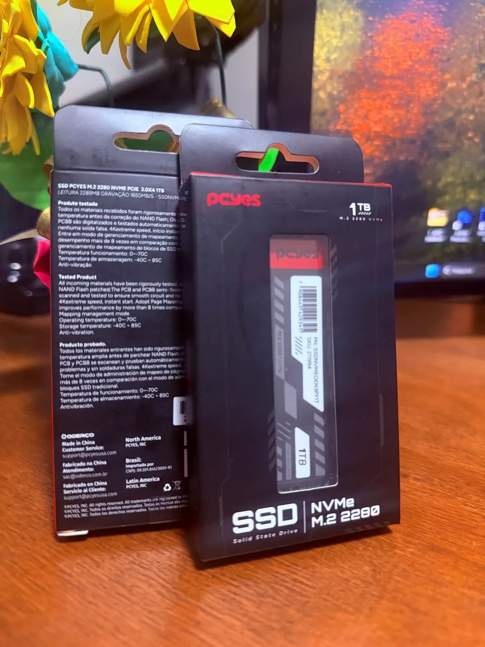 SSD M.2 NVMe 1TB PCIE - Novo e Nunca Usado! ? A