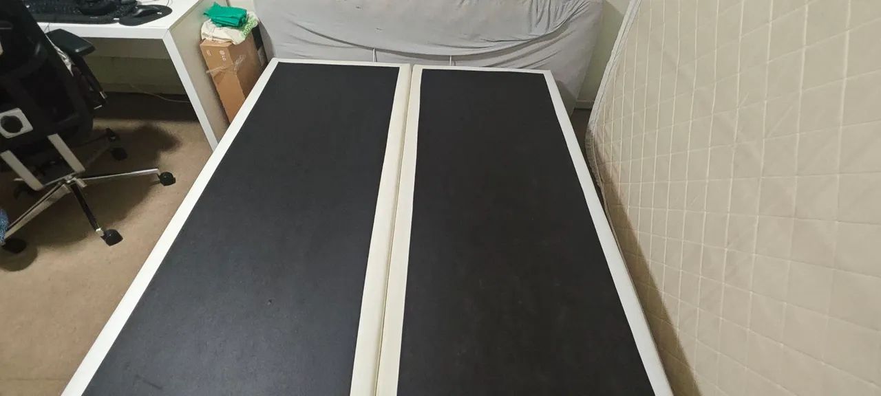 Cama box Queen + colchão Ortobom Bamboo  - Foto 3