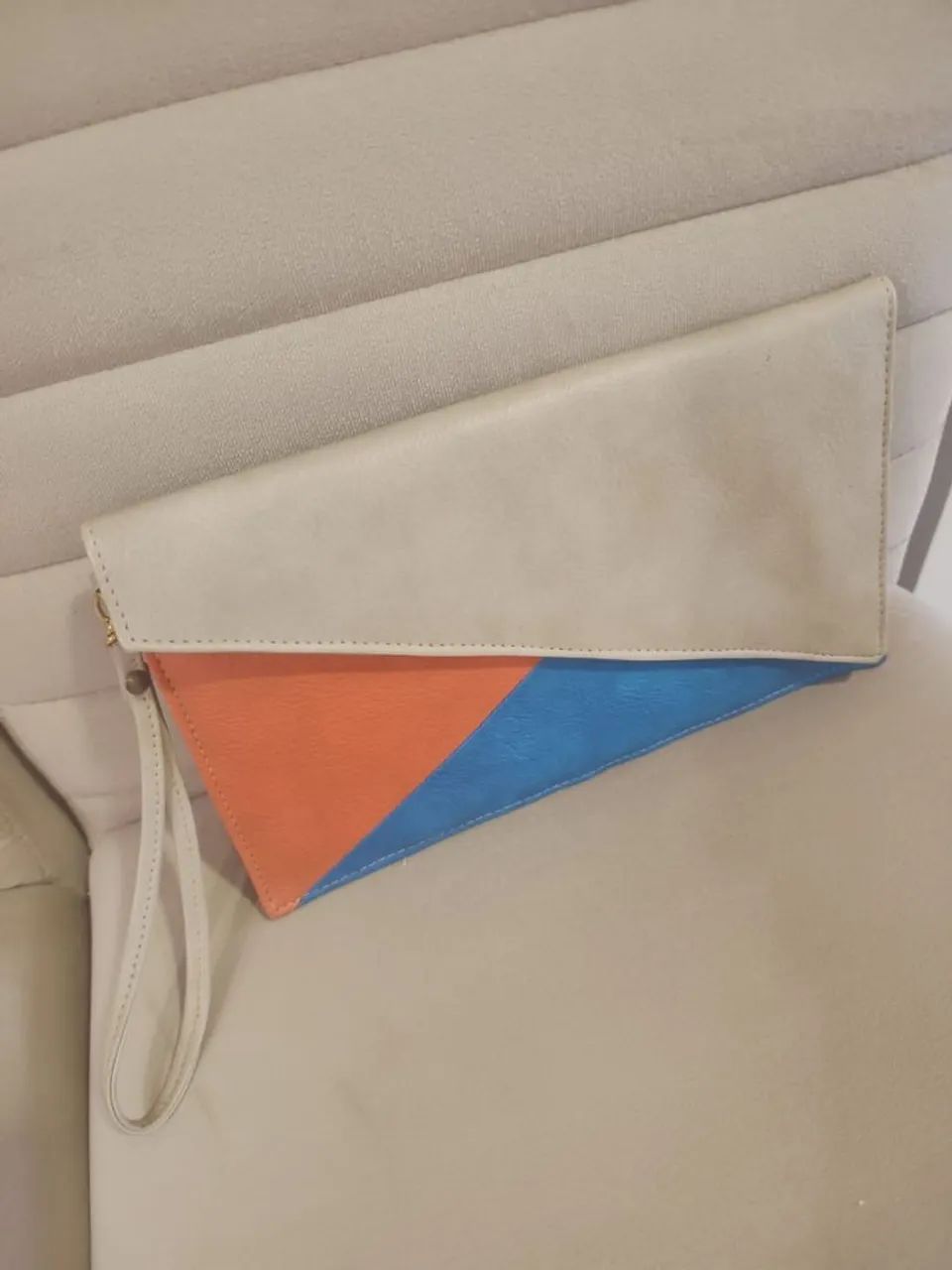 Bolsa Clutch Couro