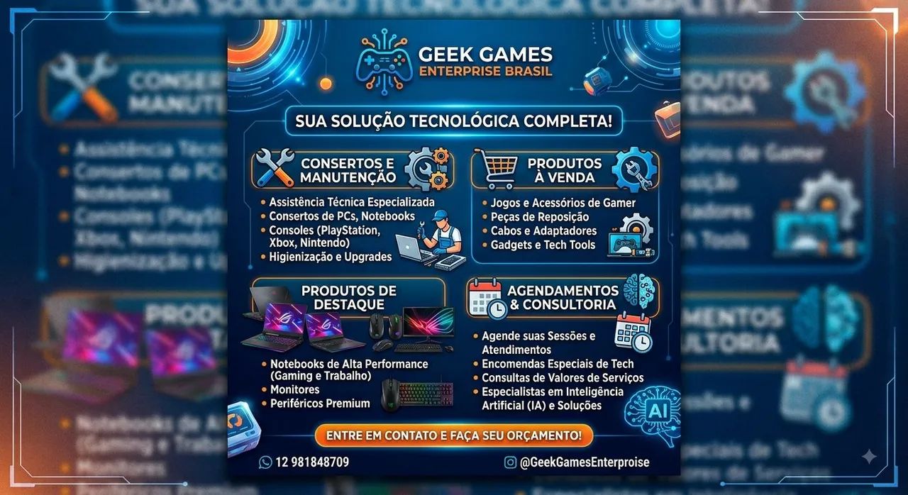 Geek Games Enterprise Brasil  - Foto 2