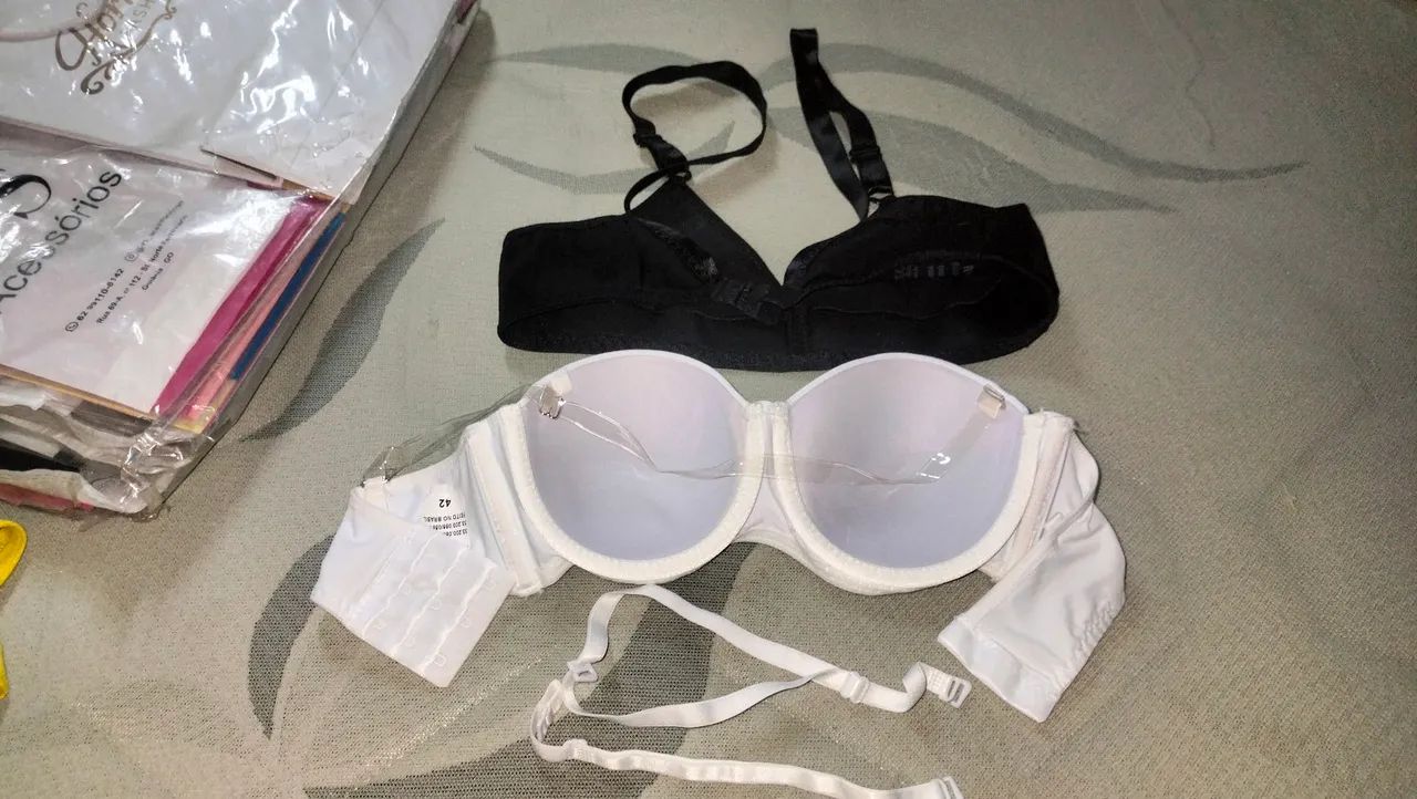 Sutiãns preto e branco veste M - Foto 2