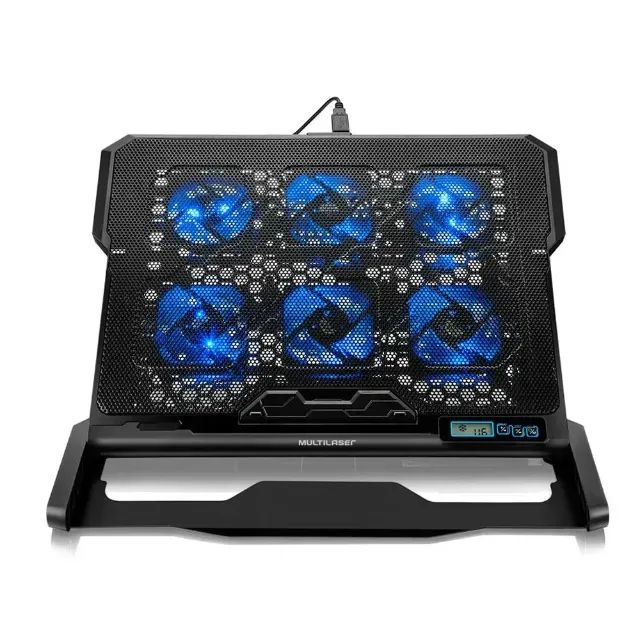 Base com Cooler para Notebook Multi Hexa, 6 Fans com Ajuste de Velocidade - Foto 2