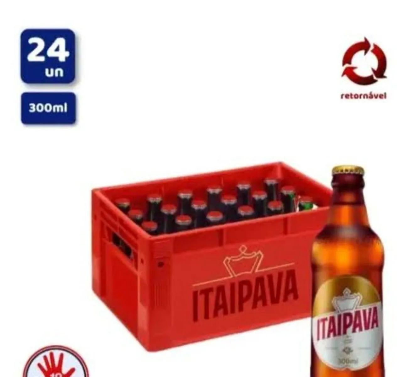 Engradado e vasilhames cerveja (300ml) - Foto 3